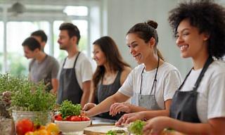 Taller de nutrición grupal en Avenida 527